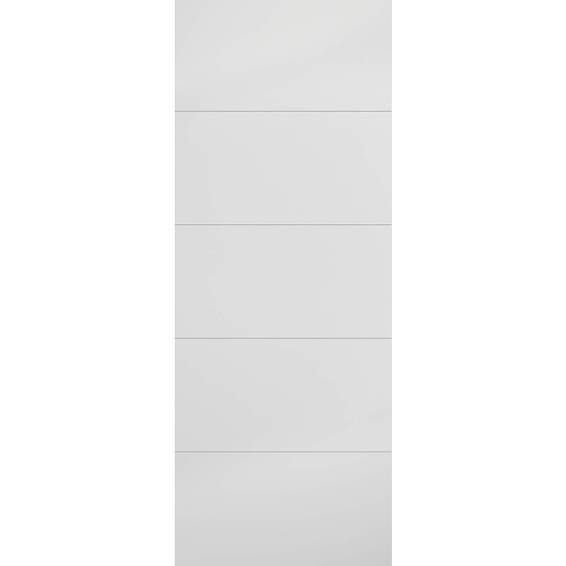 Internal White Moulded Horizontal Four Line Door